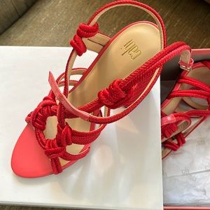 Cabi Ankle Strap Sandals new in original box.